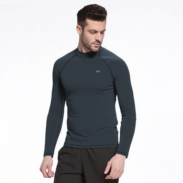 Áo bơi nam dài tay Gymme thun lycra, áo bơi dài tay nam chỉ nổi cao cấp - 17079