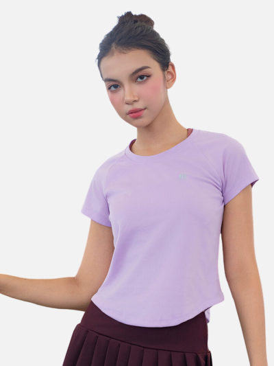 Áo croptop xẻ lưng Gymme - 36017